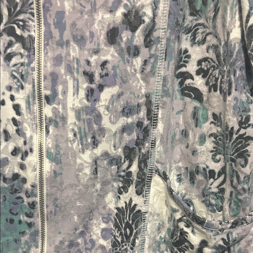 Weekenders Multicolor Patterned Bomber Jacket - image 3